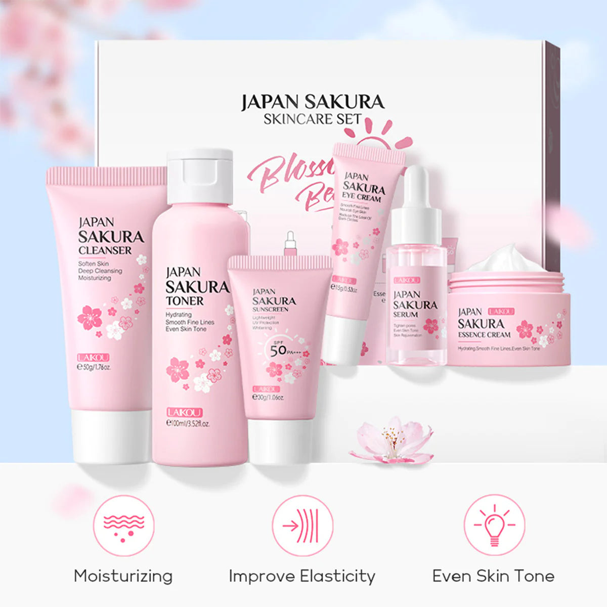 Sakura Skincare Gift Set