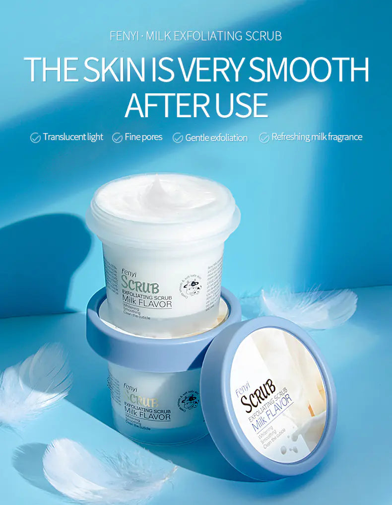 Milk Exfoliating Scrub – 100g Gentle Body Cleanser