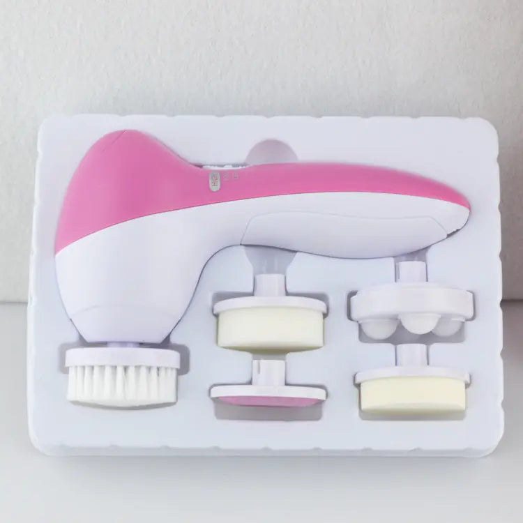 Electric Facial Cleansing Brush and Beauty Device
