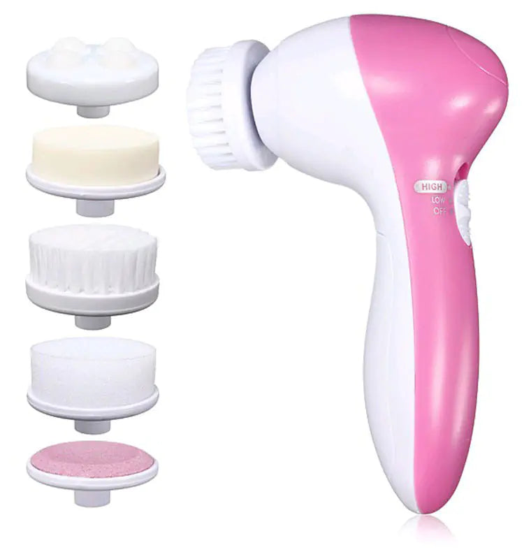 Electric Facial Cleansing Brush and Beauty Device