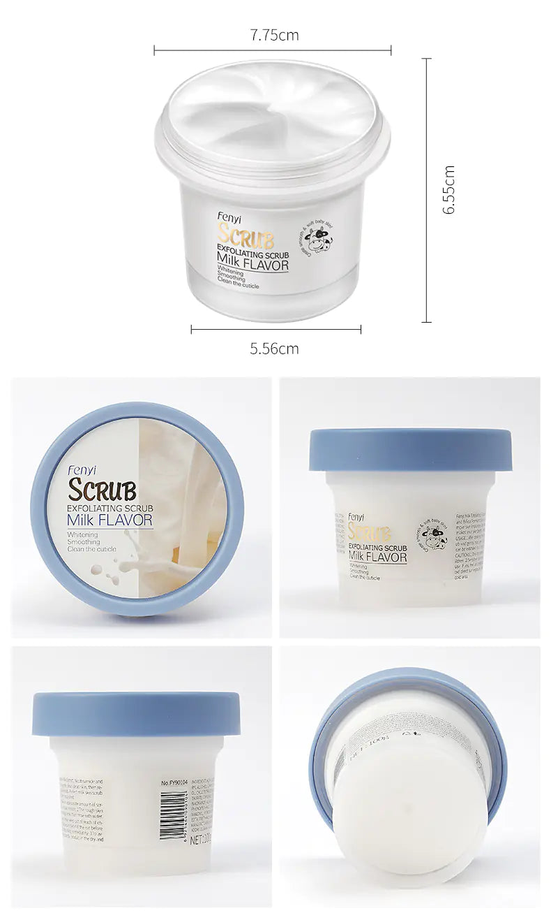 Milk Exfoliating Scrub – 100g Gentle Body Cleanser