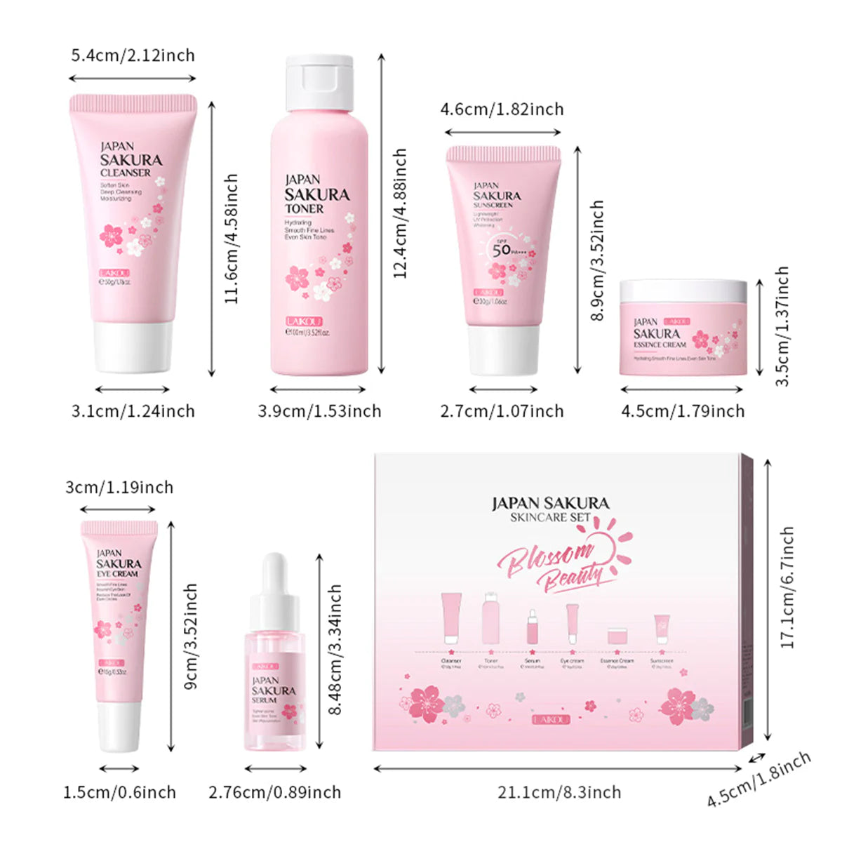 Sakura Skincare Gift Set
