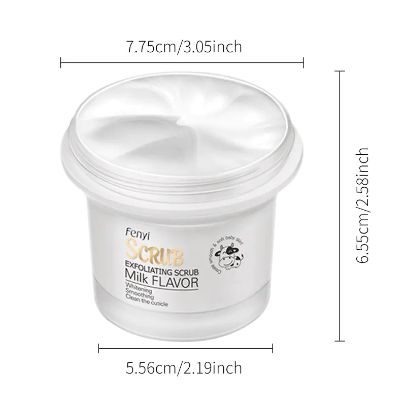 Milk Exfoliating Scrub – 100g Gentle Body Cleanser