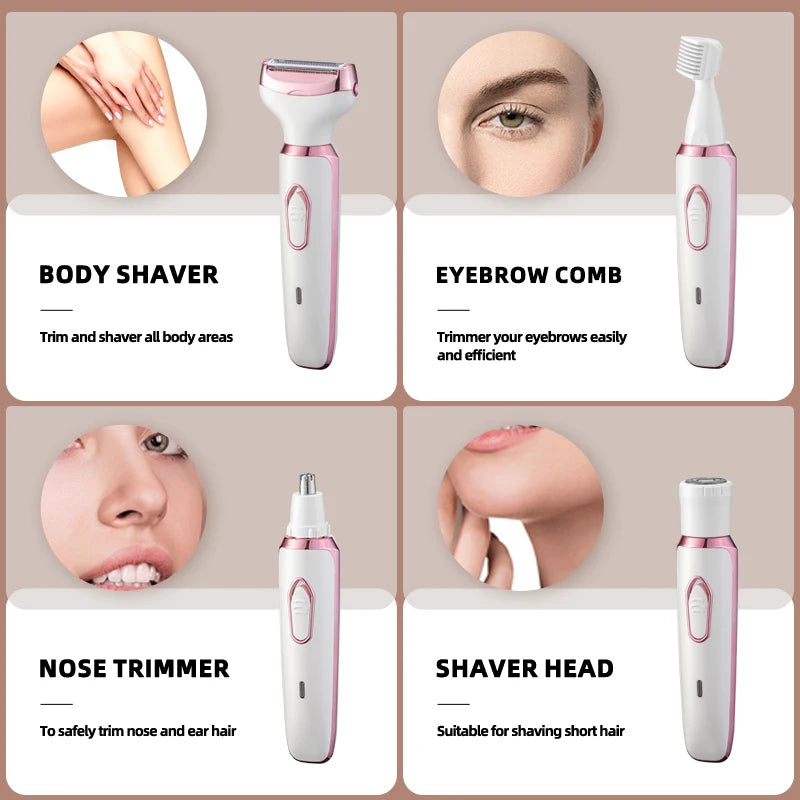 4-in-1 Electric Women’s Epilator