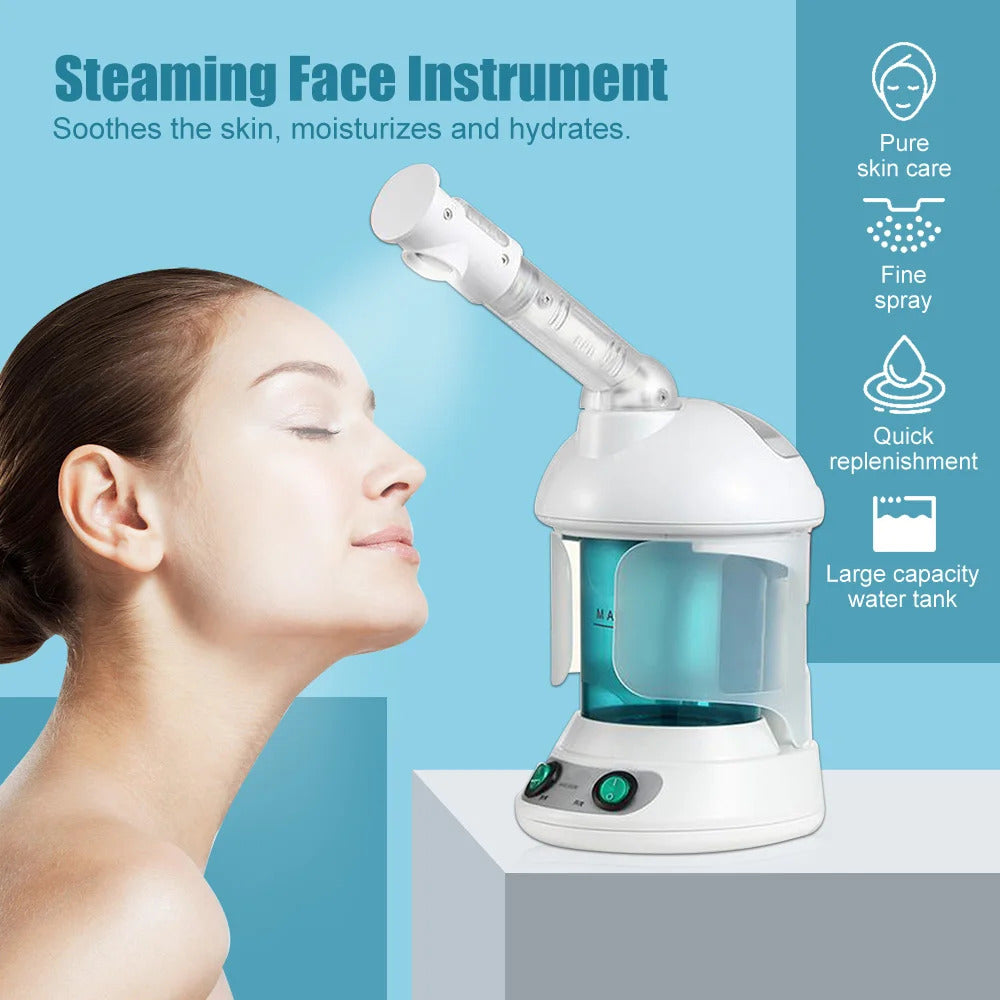 Portable Ozone Facial Steamer for Home Spa