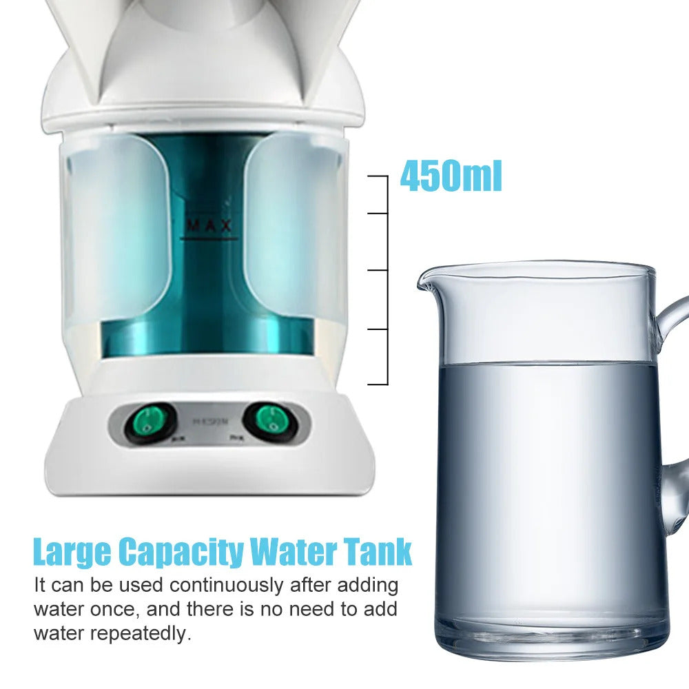 Portable Ozone Facial Steamer for Home Spa